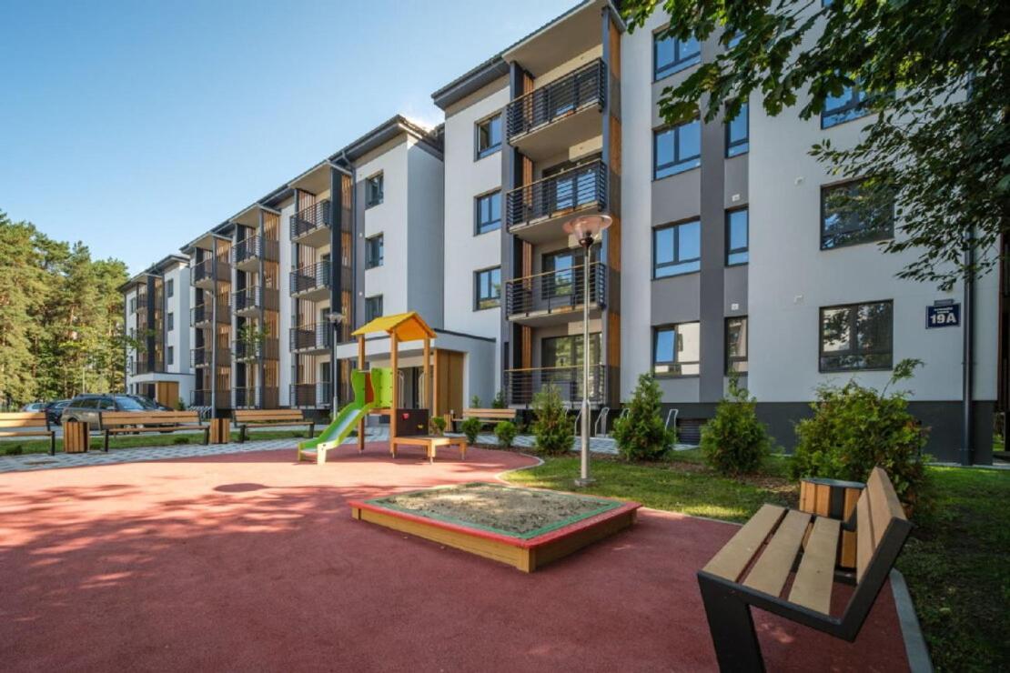 Cozy 2-Bedrooms Apartment In A New Complex Near The Airport And The Center Riga Esterno foto